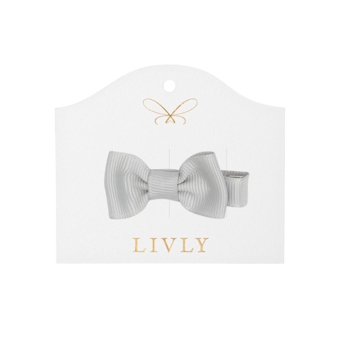 Small Clip Bow Shell Grey – Hooray México